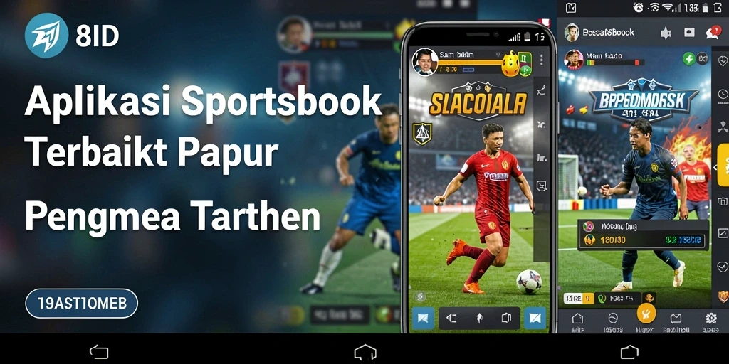 Screenshot utama 8ID menampilkan antarmuka Sportsbook yang menarik.