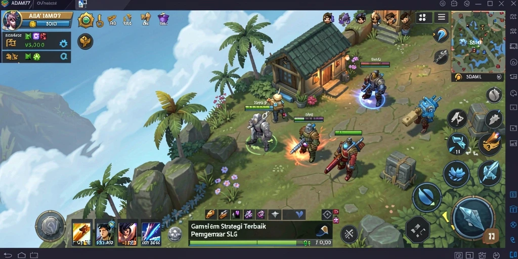 Tampilan gameplay ADAM77 dengan strategi mendalam dan grafis yang menawan.