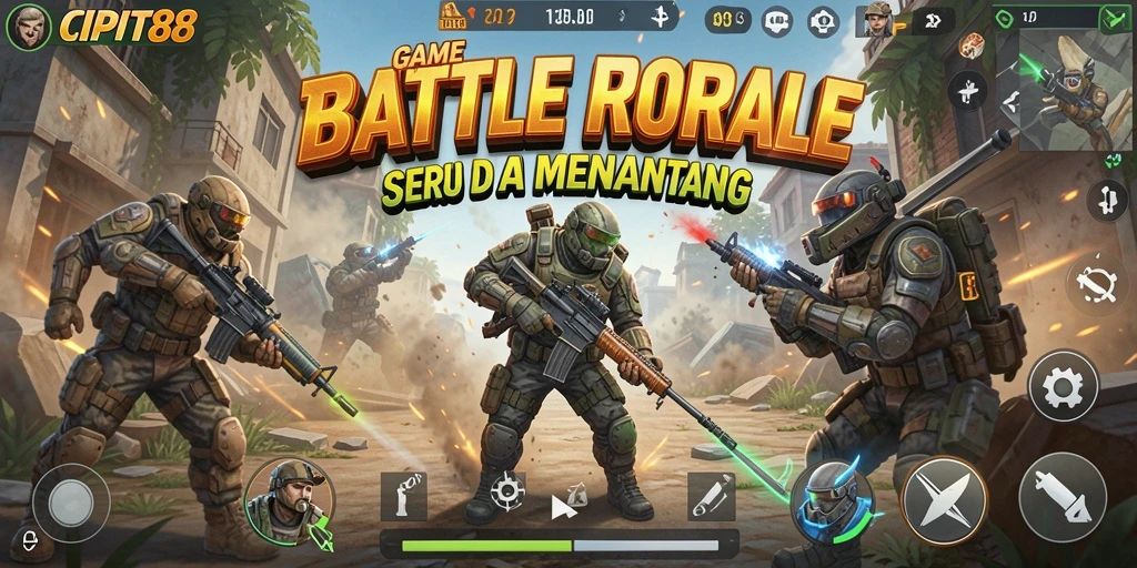 Tampilan gameplay seru dan mendebarkan di CIPIT88.