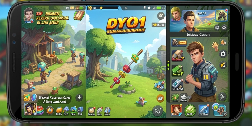 Tampilan menarik dari gameplay seru di DY01.