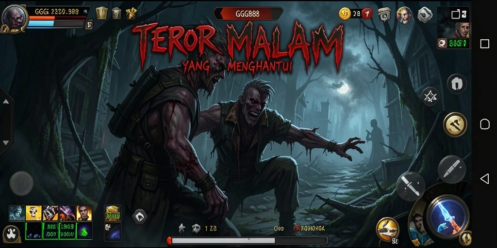 Gameplay menyeramkan di dunia hantu yang mencekam.