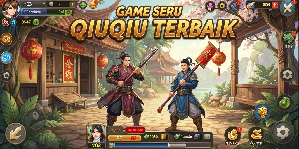 Screenshot dari gameplay QiuQiu yang menarik di H03.