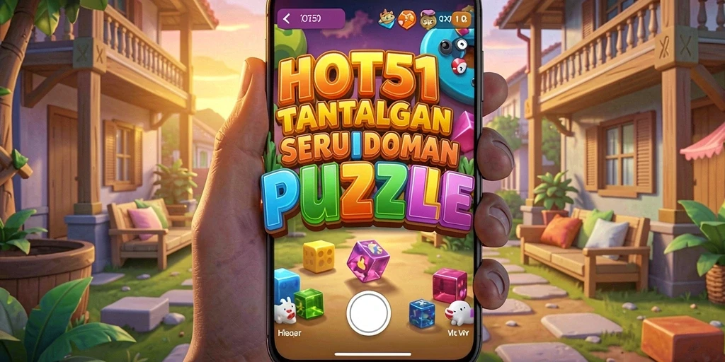 Tampilan gameplay HOT51 dengan berbagai tantangan Puzzle yang menarik.