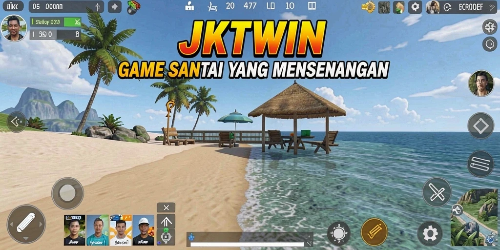 Tampilan layar permainan JKTWIN yang penuh warna dan seru.