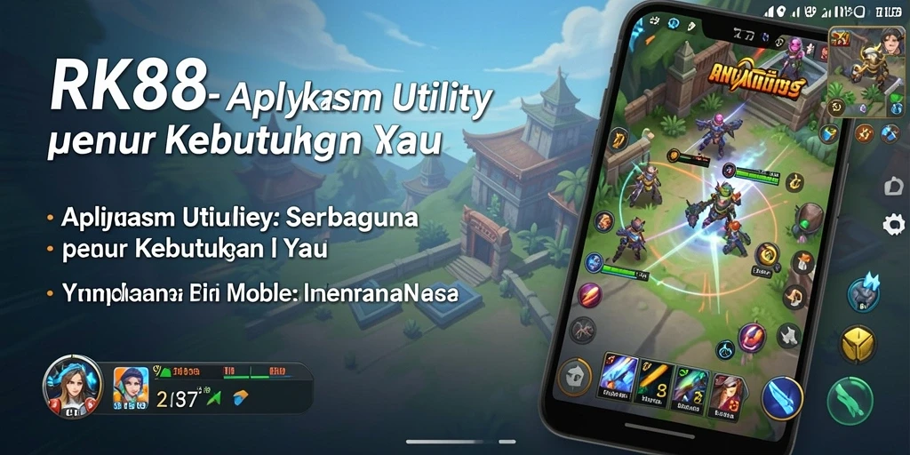 Screenshot utama RK88 menampilkan antarmuka yang ramah pengguna dan fitur-fitur Utility.