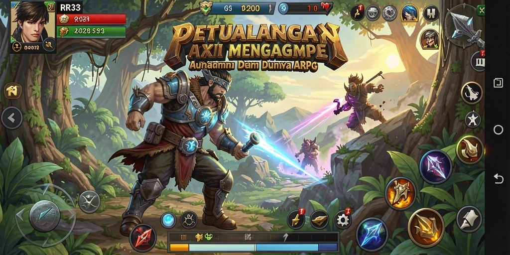 Tampilan gameplay RR33 yang menegangkan dan mendebarkan dalam setiap pertempuran.