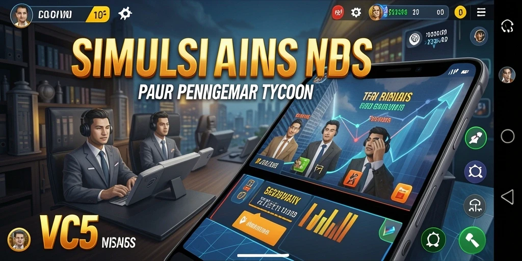 Tampilan gameplay Tycoon yang mendebarkan dan interaktif.