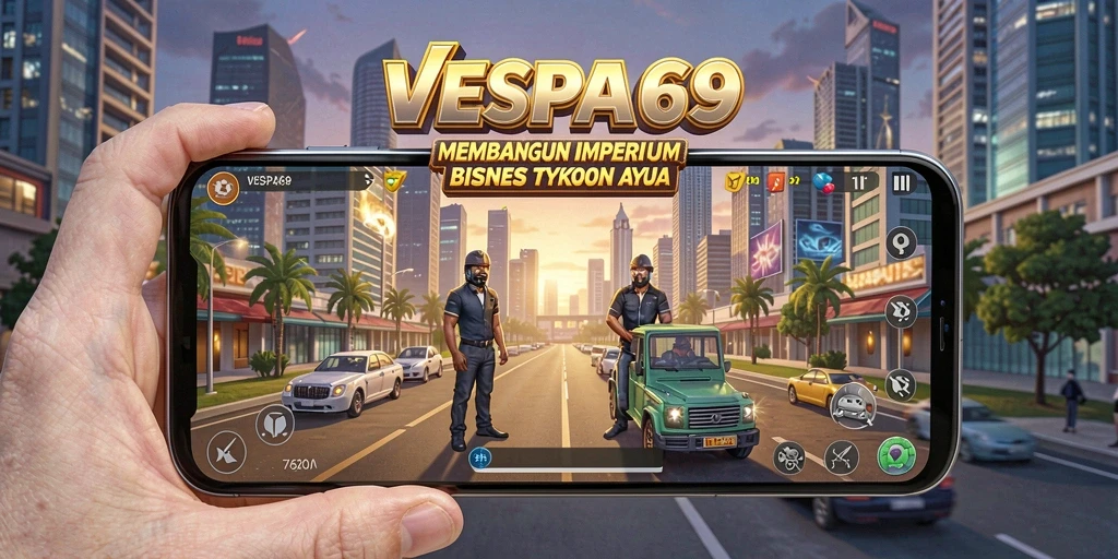 Tampilan gameplay VESPA69 yang seru dan penuh tantangan.